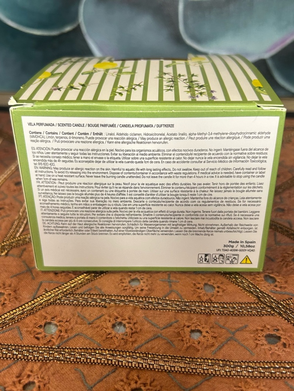Ceras Roura Lemon Thyme Scented Candle - Picture 2 of 3
